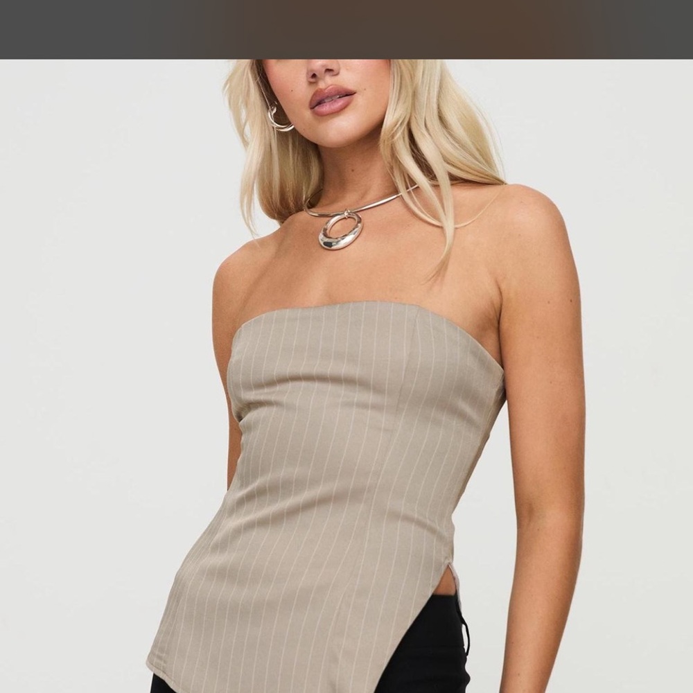 Princess Polly Tan Strapless Tank Top
